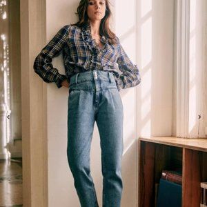 Sézane Sam Trousers / Jeans  | Light Blue